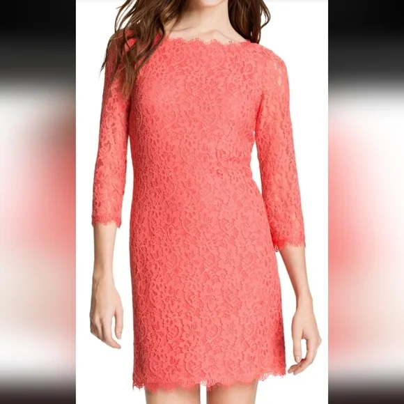 Diane Von Furstenberg zarita lace dress 4 - Picture 2 of 16